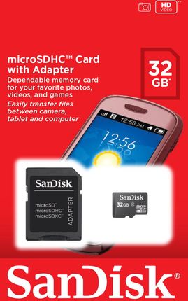 SanDisk microSDHC 32GB UHS-I (SDSDQM-032G-B35A)