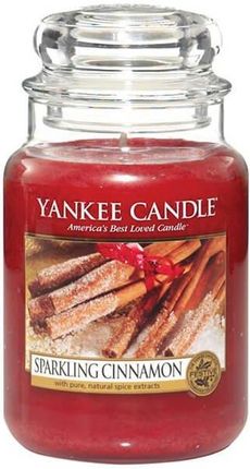 Yankee Candle Świeca W Słoiku Duża Sparkling Cinnamon 623 g
