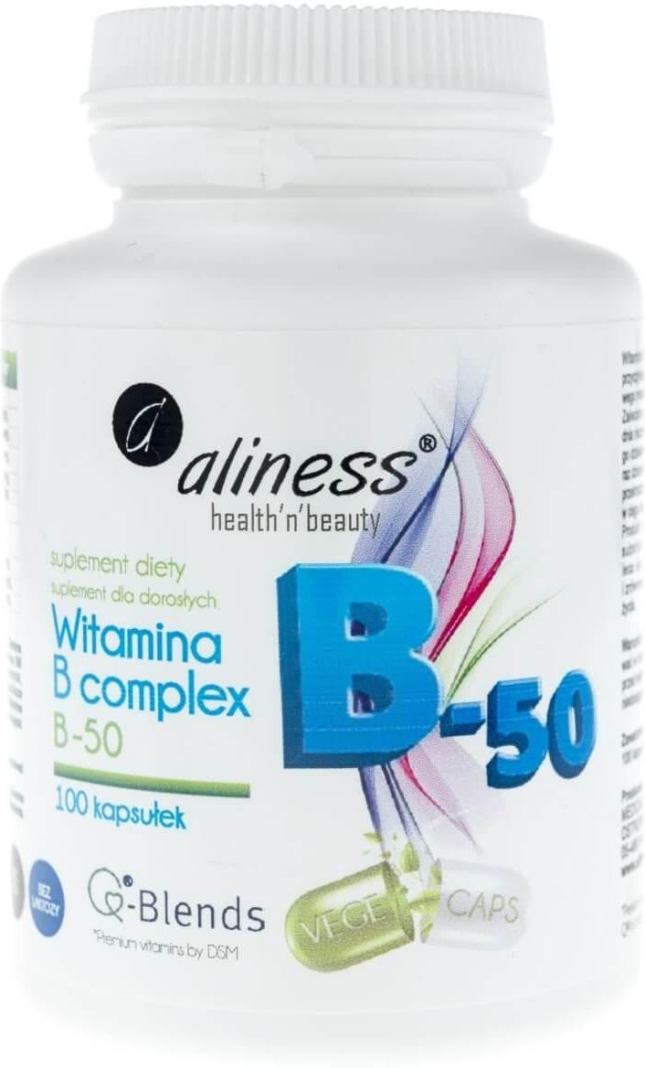 Aliness Witamina B50 Complex B-50 Kompleks 100Kaps - Opinie I Ceny Na ...