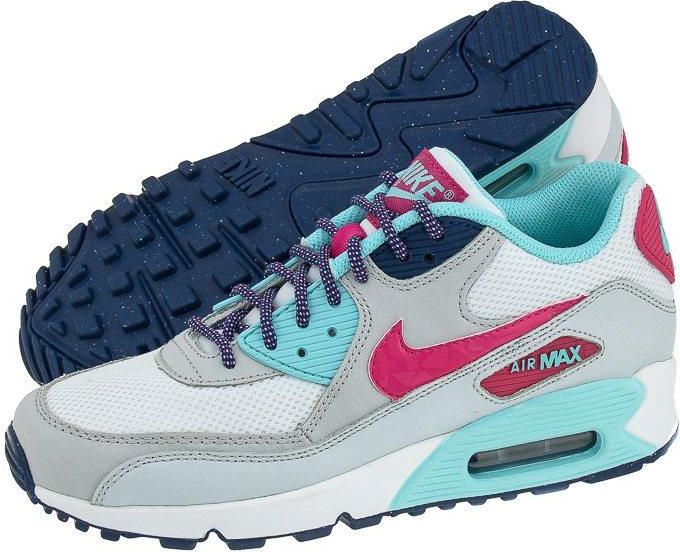 Buty Nike Air Max 90 Mesh (GS) 724855-102 (NI587-c) - Ceny i