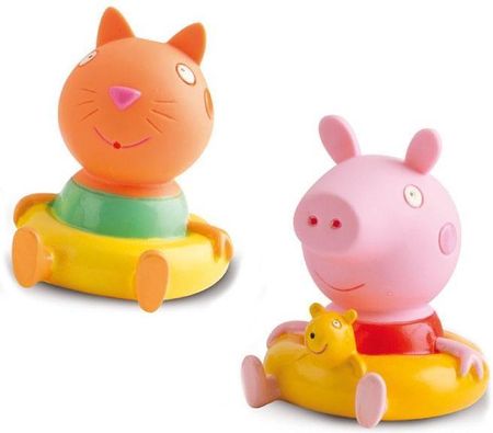 Tm Toys Świnka Peppa Figurki Do Kąpieli Świnka Peppa I Kot Candy 360082
