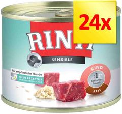 Karma dla psa Rinti Sensible Kurczak Z Ryżem 24X185G - zdjęcie 1