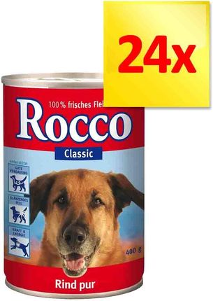 Rocco Classic Wołowina Z Łososiem Morskim 24X400G