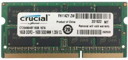 Crucial 16GB DDR3 (CT204864BF160B)
