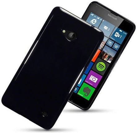 Terrapin Do Nokia Lumia 435 Silikonowe Czarne (118-116-006)