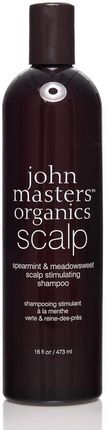 John Masters Organics Spearmint & Meadowsweet Scalp Stimulating Shampoo Mięta I Wiązówka Błotna Szampon Do Włosów Przetłuszczających Się 500 ml