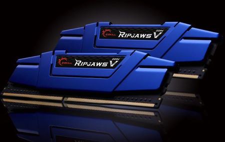 Pamięć RAM G.Skill Ripjaws V Blue 16GB DDR4 (F4-2400C15D-16GVB)