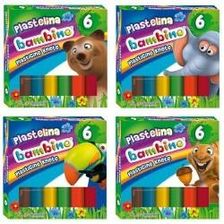 Zdjęcie Bambino Plastelina okrągła 6 kolorów  - Mrozy