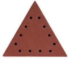 Dedra Dysk polerski trójkątny 60 z otworami 5 szt. DED7749T0