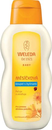 Weleda Nagietkowy Płyn Do Kąpieli Z Wyciągiem Z Ziół Leczniczych 200 ml