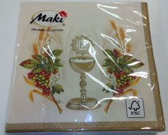 Zdjęcie Serwetki Maki 33X33 Komunia Slko 000401 - Mordy