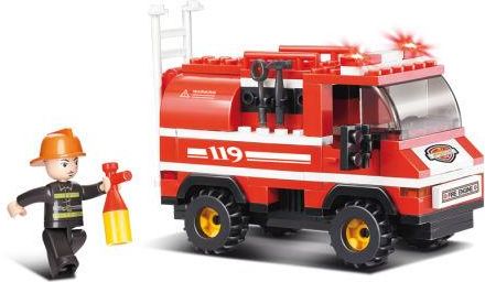 Sluban Fire mała ciężarówka strażacka (M38-B0276)