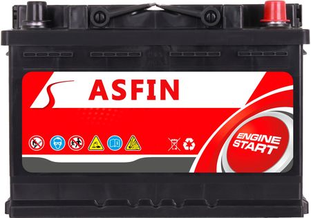 Asfin 74Ah 640A (En) P+