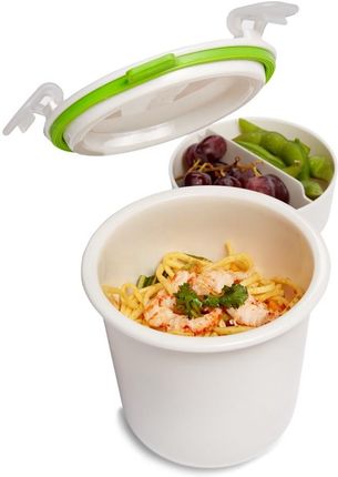 BB - Pojemnik Lunch Pot SINGLE, biało-zielony