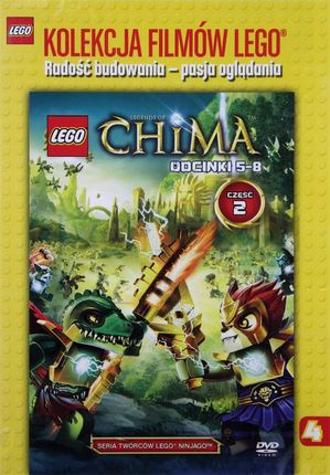LEGO Chima część 2 (odc.5-8) (Kolekcja Filmów Lego) (DVD)