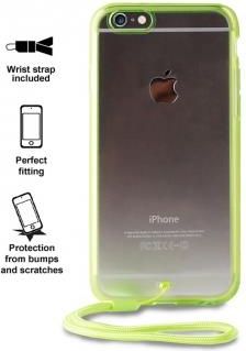 Puro Clear Cover Easy Photo Iphone 6/6S + Smycz Limonkowy (IPC647CLEARWLGRN)