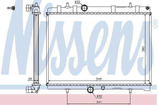 90606 NISSENS 376778001 Radiatore olio motore raffreddato ad acqua , senza scatola per filtro dell'olio, con guarnizioni, senza filtro | AUTODOC prezzo e recensioni
