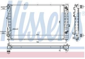 Радиатор nissens 60229