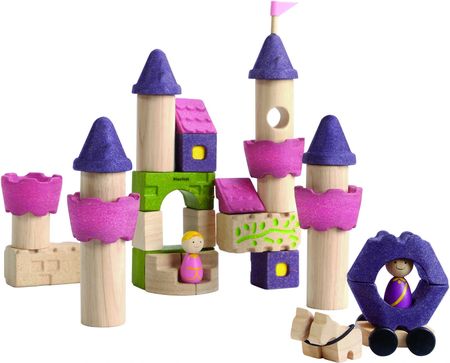 Plan Toys Drewniane klocki Zamek księżniczki (5650)