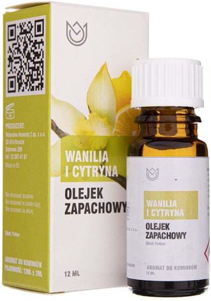 Naturalne Aromaty Wanilia i Cytryna olejek zapachowy 12ml