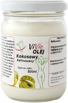 Olej Kokosowy Rafinowany Vivio 500Ml