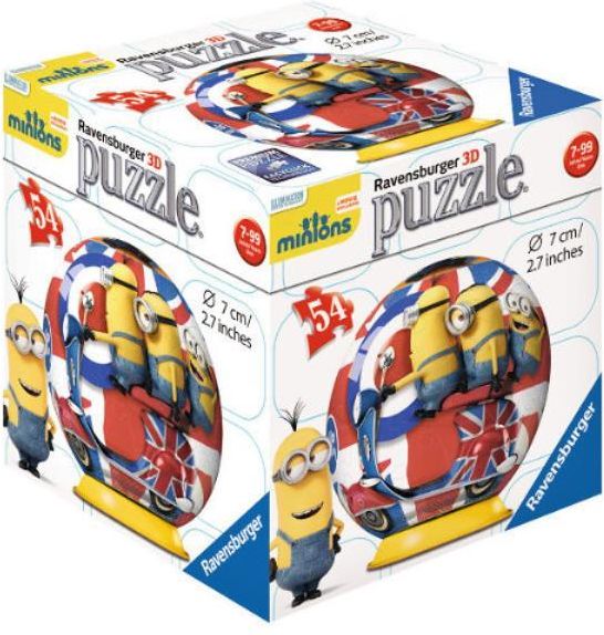 Ravensburger Puzzle 3D Minionki kuliste II 54 Gra planszowa. Ceny i