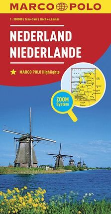 Nederland. Mapa 1:300 000