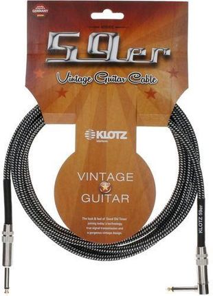 Klotz Vintage 59er kabel instrumentalny 6m prosty/kątowy