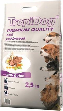 Tropidog Premium Adult Small Lamb & Rice 2,5Kg