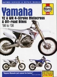 Yamaha Yz & Wr 4-Stroke Motocross Bikes 1998 - 2008