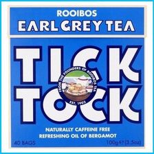 Herbata Tick Tock Earl Grey Rooibos Tea 40 Torebek 100 Gram - Ceny i ...