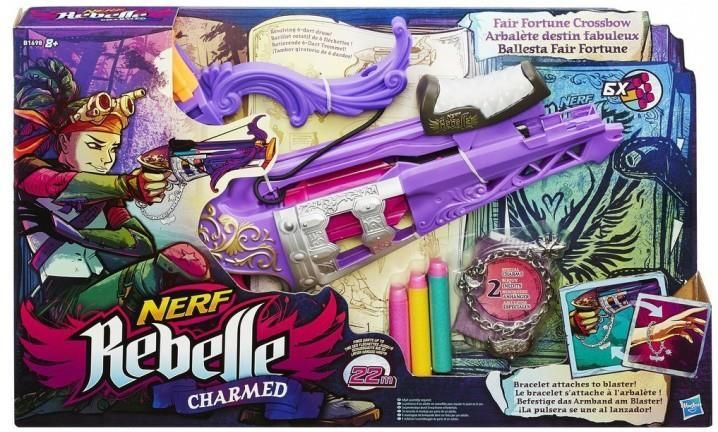 Hasbro Nerf Rebelle Charmed Fair Fortune Crossbow B1698 Ceny I Opinie Ceneo Pl