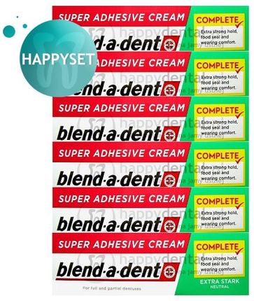 Blend-A-Dent Happyset Es Neutral Klej Zielony 6 x 47g