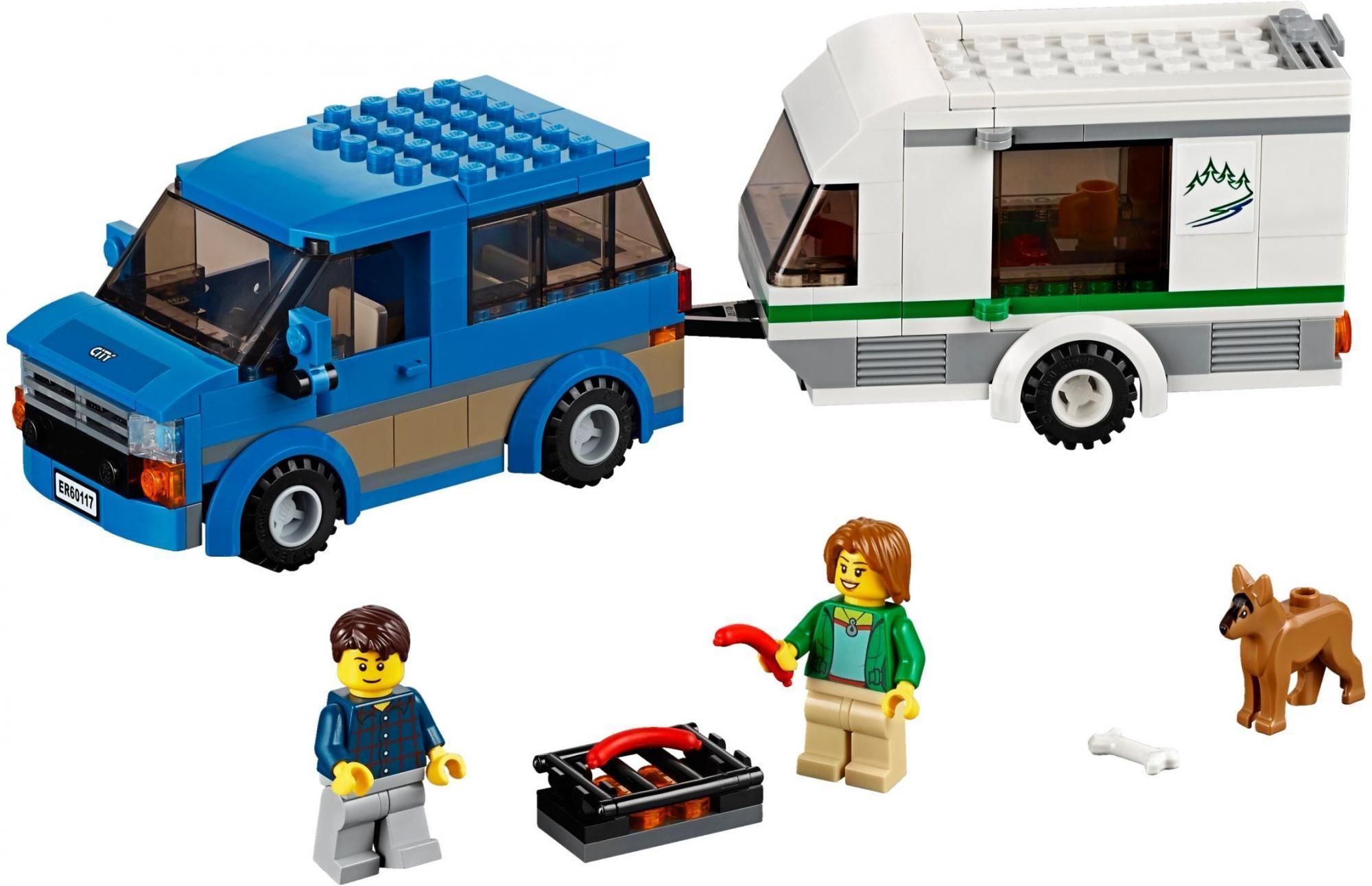 Klocki Lego City Van Z Przyczepą Kempingową 60117 Ceny I Opinie