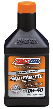 Amsoil Signature Series 0W40 100% Synthetic Oil 0.946L