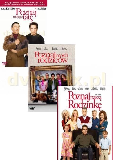 Film DVD Poznaj Mojego Tatę, Poznaj Moich Rodziców, Poznaj Naszą ...