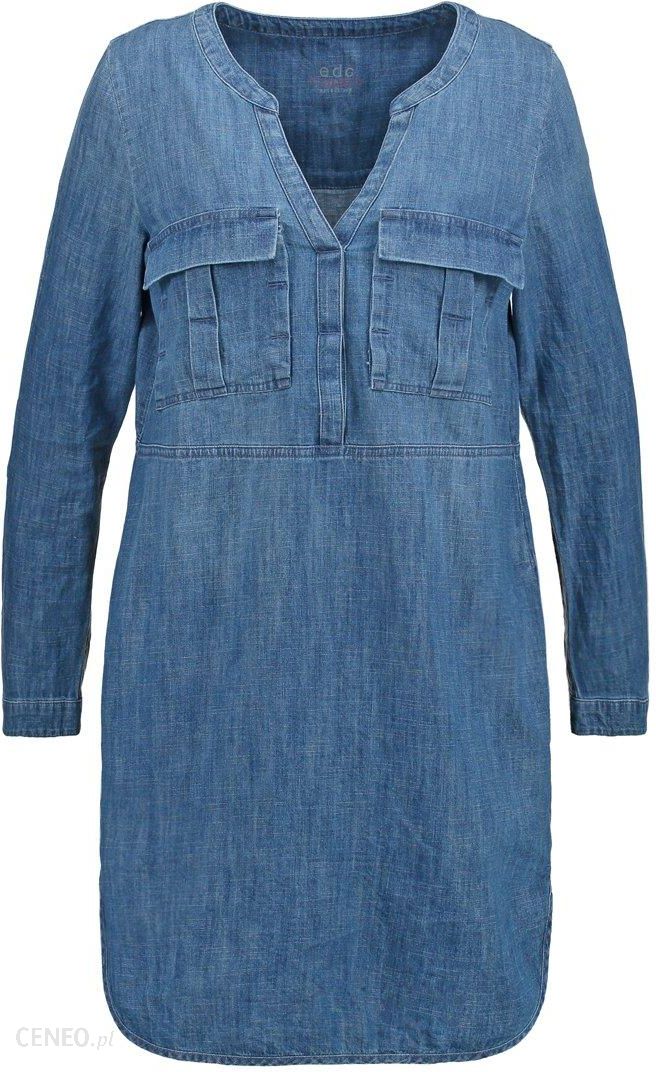 Edc by Esprit Sukienka jeansowa blue denim wash - Ceny i opinie 