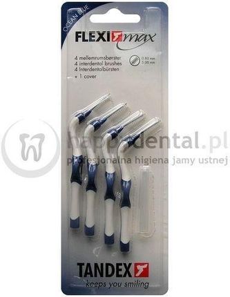 Tandex Flexi-Max 4 szt. Blister 0.8-5.0mm Granatowe Szczoteczki Międzyzębowe Ocean Blue 4 szt.