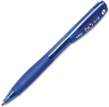 Bic Długopis BU3 Grip Niebieski blister 4 szt.