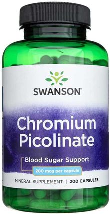 Swanson Chromium Picolinate 200mcg 200 kaps.