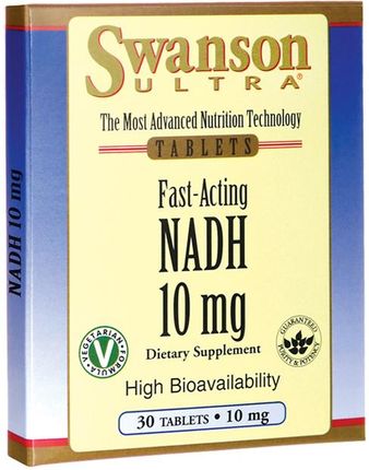 Tabletki Swanson Fast-Acting NADH 10mg 30 szt.