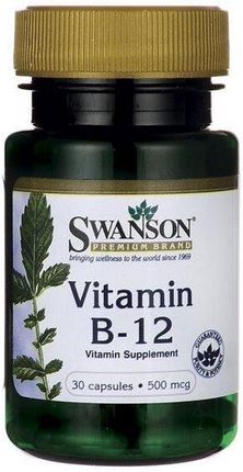 Kapsułki Swanson Vitamin B12 500mcg 30 szt.