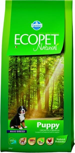 Ecopet Natural Adult Maxi Hundefutter – Mit Huhn, 12 Kg Trockenfutter Für Große Hunde