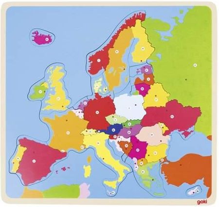 Goki Układanka edukacyjna - mapa Europy (57509)