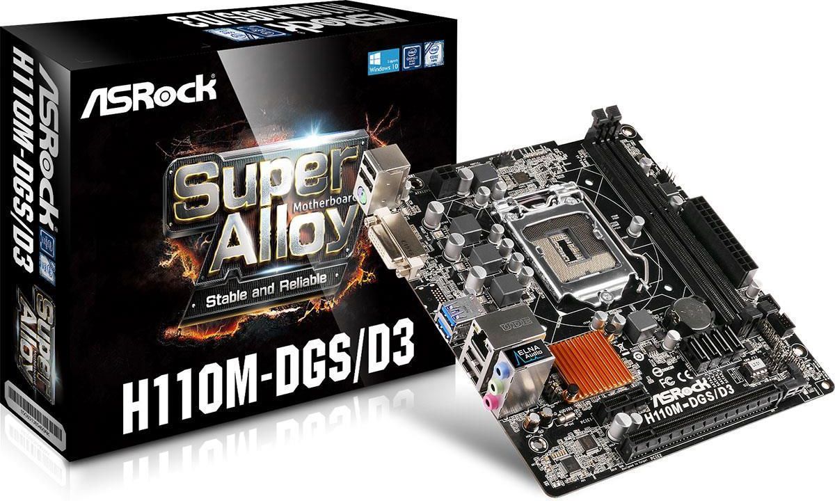 Asrock h110m dgs обзор