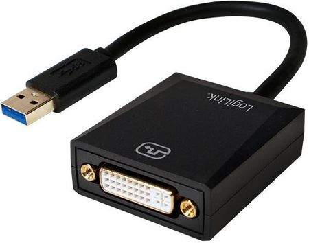 LogiLink Adapter USB 3.0 na DVI Czarny (UA0232)