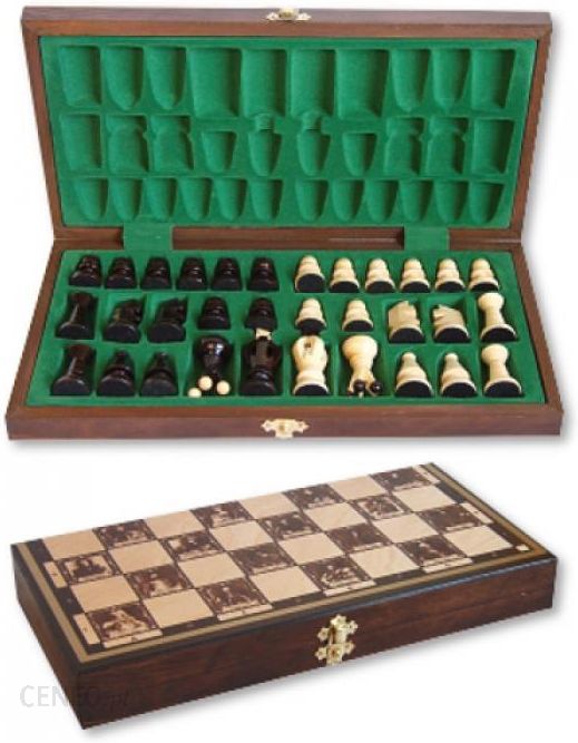 Filipeko mediniai karališki šachmatai 35 cm