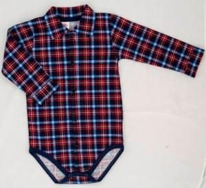 0304 74 Koszula Body czerwona kratka roz. 74 Ceny i opinie Elegancka koszula body dla chłopca roz 74 w Koszulki