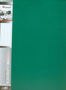 Titanum Teczka A4 ofertowa 40 kieszeni zielona