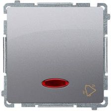 Zdjęcie Kontakt Simon Przycisk Dzwonek z podświetleniem (Moduł) 10Ax 250V~ zaciski śrubowe Stal Inox BMD1L.01/21 - Żywiec